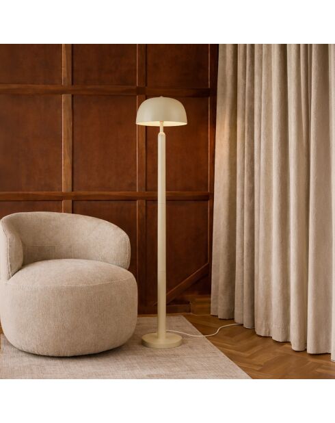 Lámpara de pie Kyra beige - 35x35x148 cm