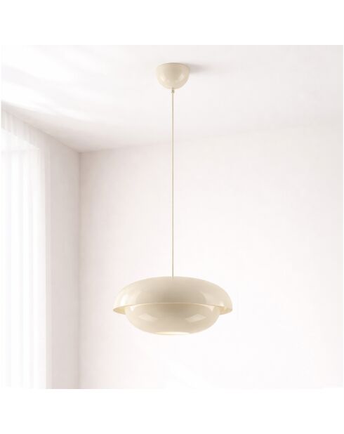 Chloe beige Hängeleuchte - 40 x 40 x 176,5 cm