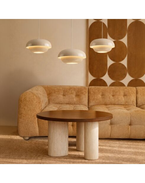 Chloe beige Hängeleuchte - 40 x 40 x 176,5 cm