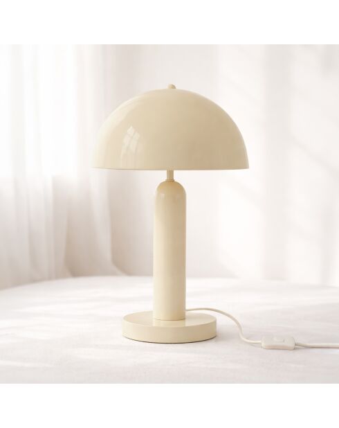 Lampe Kyra beige - 30x30x46 cm