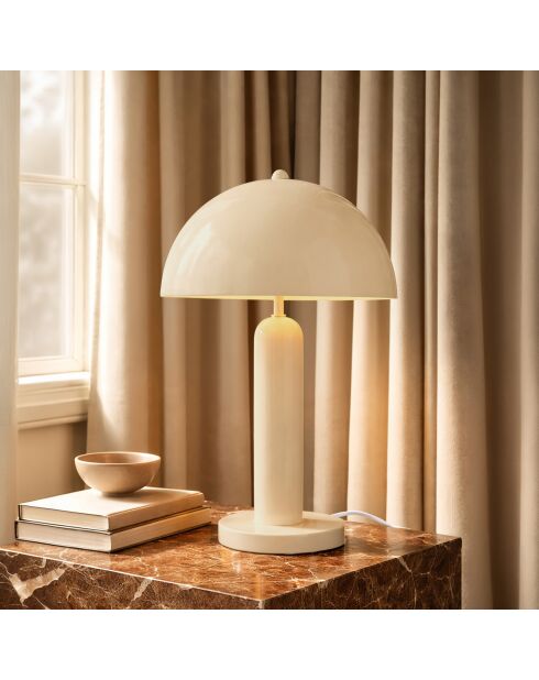 Lampe Kyra beige - 30x30x46 cm