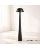 Kalysta mattschwarze Stehlampe aus Metall 40x40x150cm