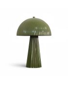 Thalia Tischlampe grün - 25x25x36 cm