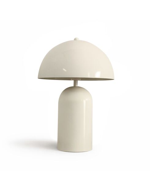 Lampe à poser Chloe beige - 25x25x37cm