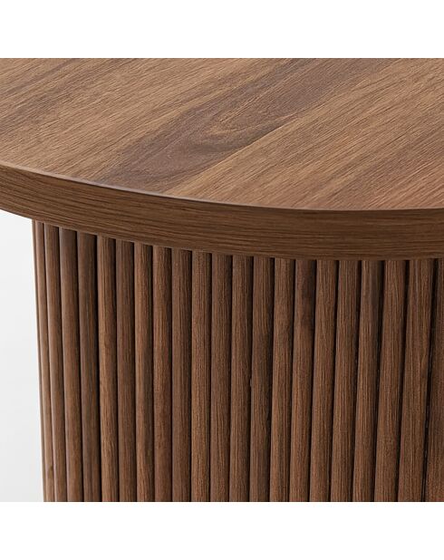 Juego de sillones y mesa Suzan amarillo/natural - 230 x 90 x 76 cm