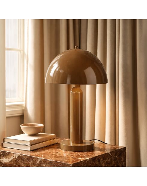 Lampe kyra moka - 30x30x46cm