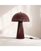 Lampe à poser Thalia violet - 25x25x36cm