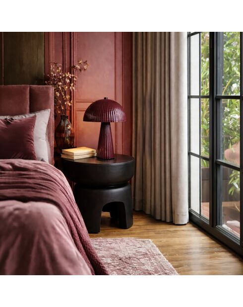 Lampe à poser Thalia violet - 25x25x36cm