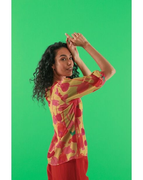 Blusa rosa Tiag Jourdete