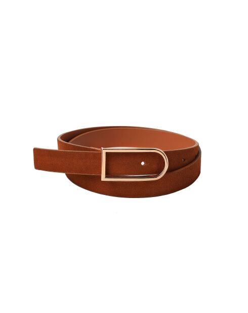 Ceinture en daim Ivis 1 camel