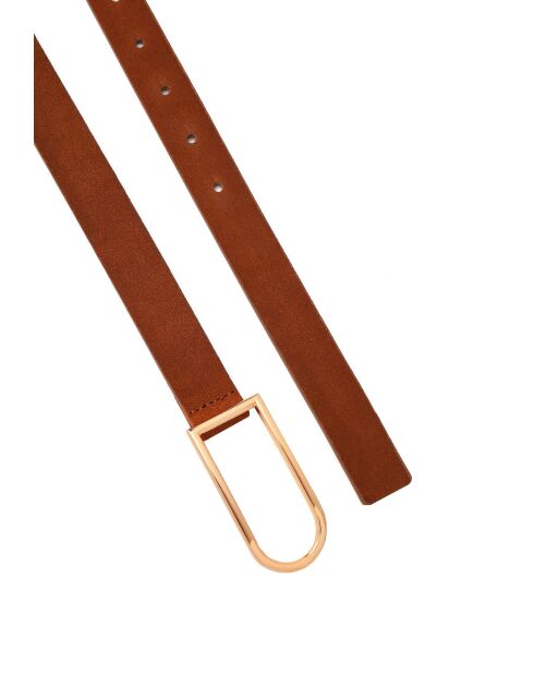 Ceinture en daim Ivis 1 camel