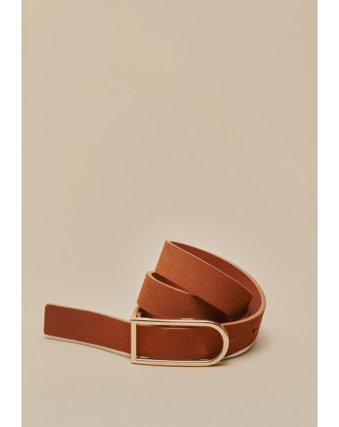Ceinture en daim Ivis 1 camel