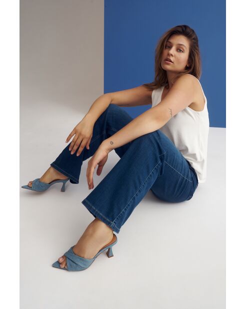 Jeanshose aus Jeansstoff aus Baumwolle Laksi