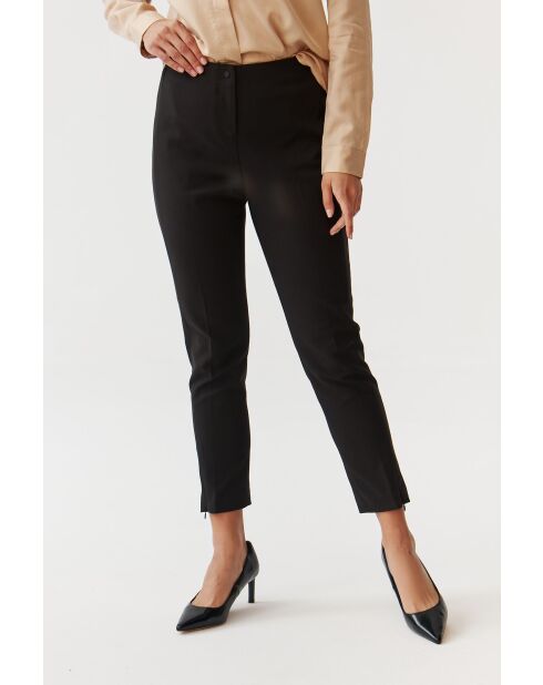 Schwarze Baumwollhose Tederia