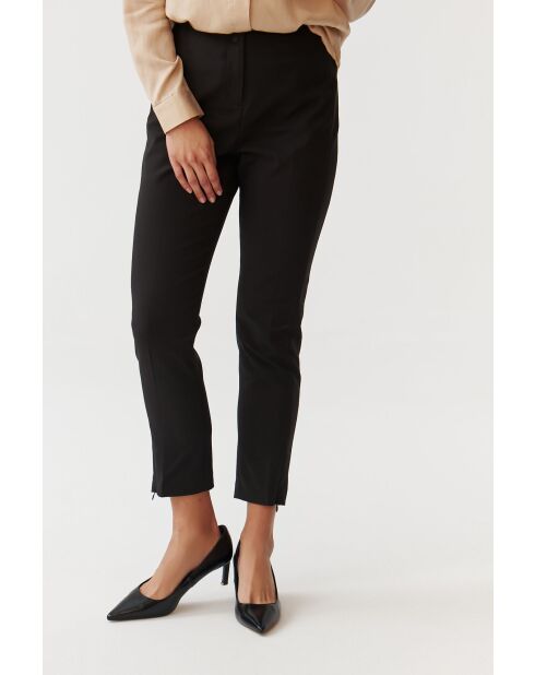 Schwarze Baumwollhose Tederia