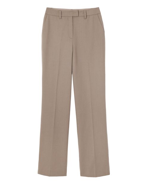 Pantalon en laine Sas beige