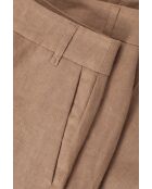 Beigefarbene Leinenhose Lanka 2