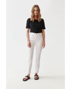 Weiße Baumwollhose Romiki 1