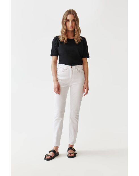 Weiße Baumwollhose Romiki 1