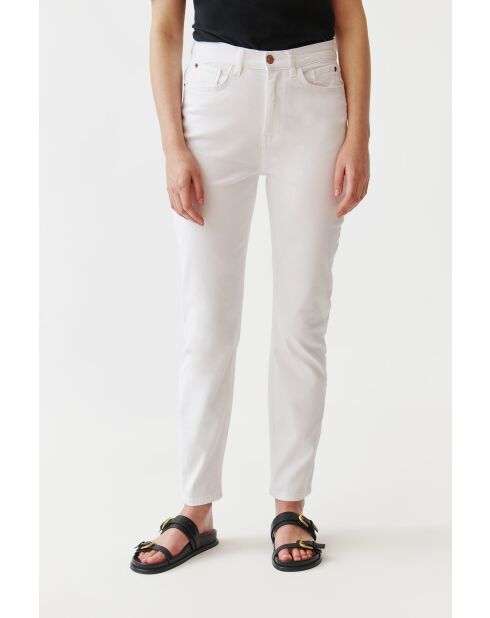 Weiße Baumwollhose Romiki 1