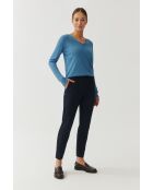 Marineblaue Baumwollhose Jakina