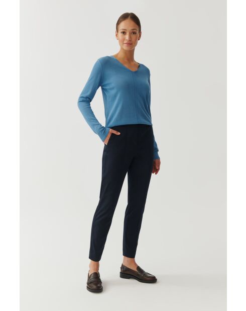 Marineblaue Baumwollhose Jakina