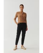 Schwarze Baumwollhose Jakina