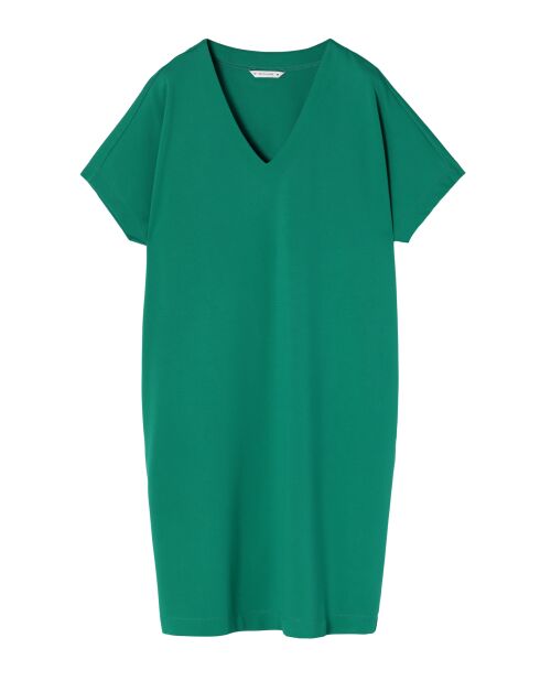 Radimi groene gebreide jurk