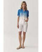 Weiße Shorts aus Baumwollstoff von Romikisa