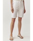 Weiße Shorts aus Baumwollstoff von Romikisa
