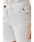 Weiße Shorts aus Baumwollstoff von Romikisa