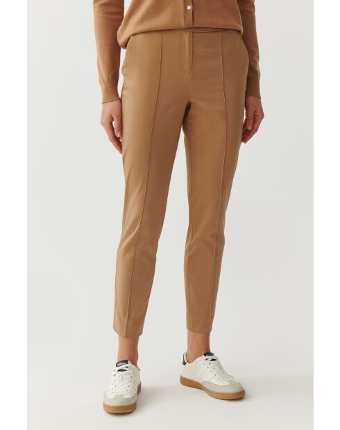 Beigefarbene Baumwollhose Jakina