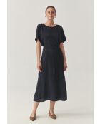 Marineblauwe jurk Lunizma