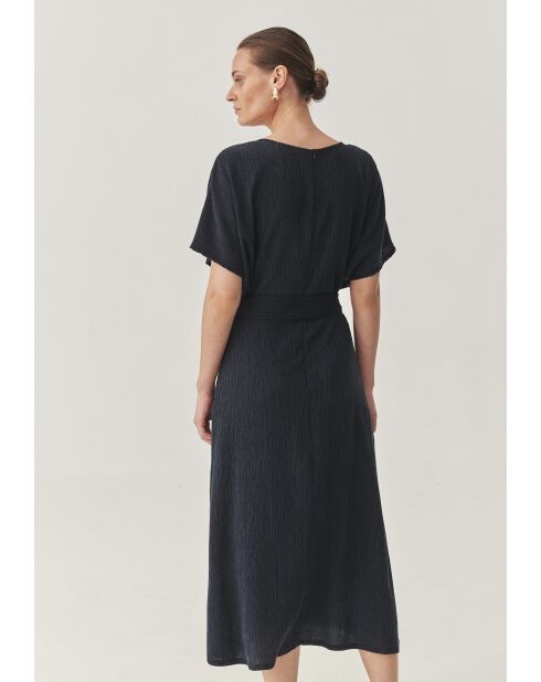 Marineblauwe jurk Lunizma