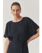 Marineblauwe jurk Lunizma