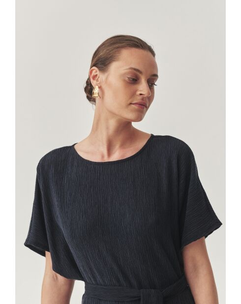 Marineblauwe jurk Lunizma