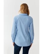 Blaues Baumwollhemd Elisha 1