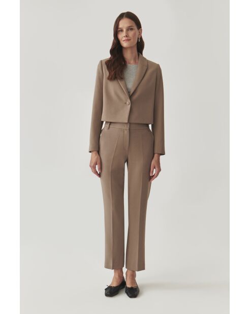 Beige jas Reneta