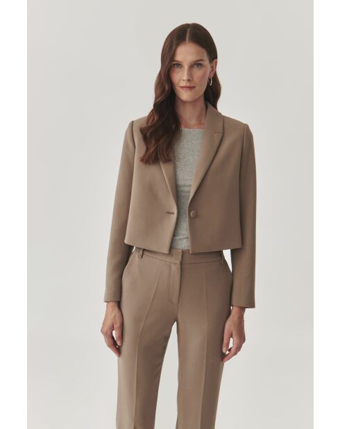 Beige jas Reneta