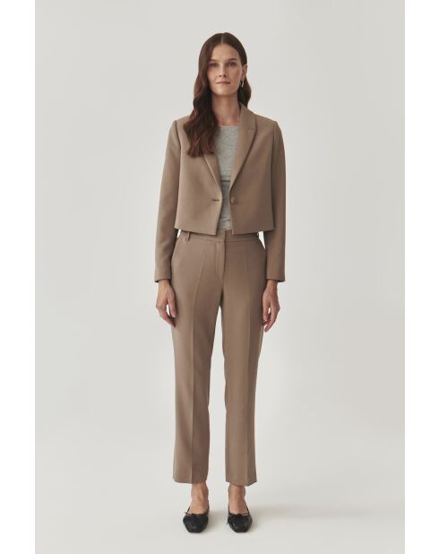 Beige jas Reneta