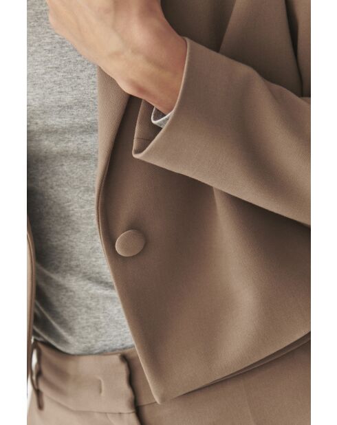 Beige jas Reneta
