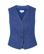Marineblaue Baumwollweste Ronita
