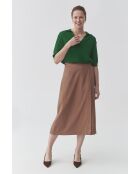 Camelkleurige rok van Skinos