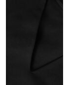 Schwarze Baumwollstrickbluse Victa