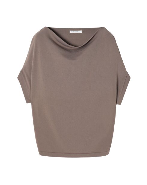 Beige gebreide blouse Ati
