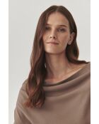 Beige gebreide blouse Ati