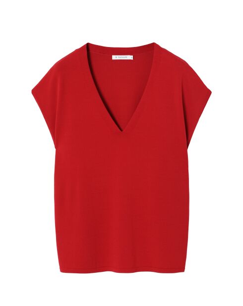 Ito 1 rode gebreide blouse