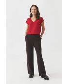 Ito 1 rode gebreide blouse