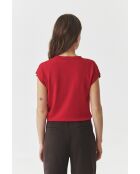 Ito 1 rode gebreide blouse