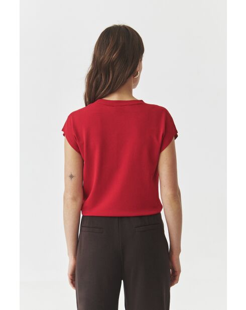 Ito 1 rode gebreide blouse